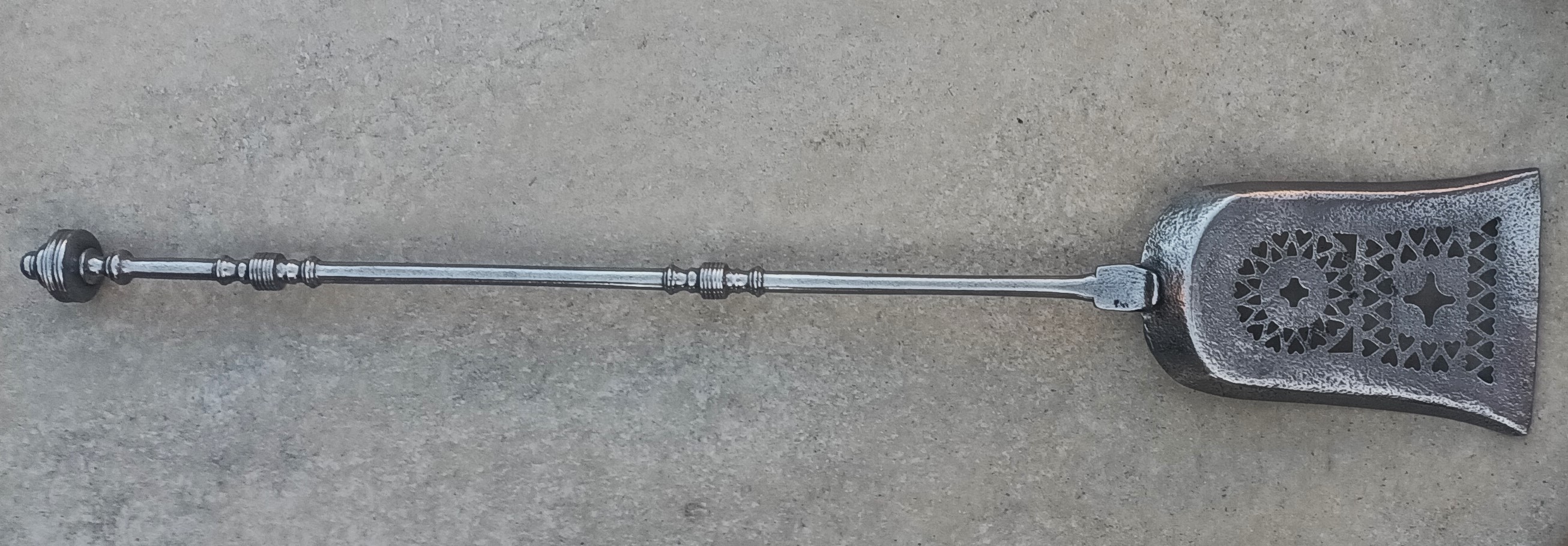 Set of Three Antique English Georgian Steel Fire Irons - Image 4